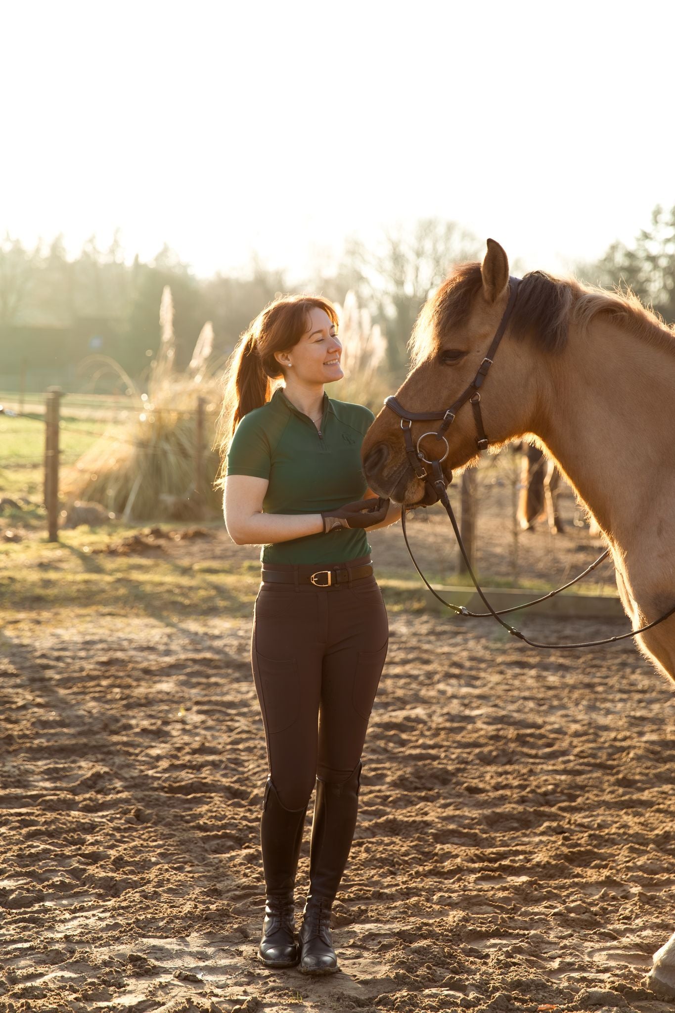CheFauve baselayer short sleeve deep green