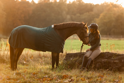 chefauve fleecedeken zweetdeken deep green aesthetic
