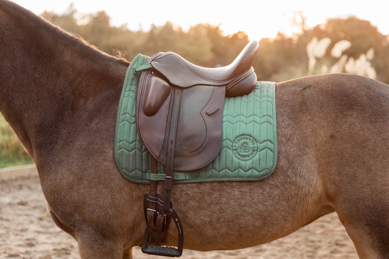 CheFauve zadeldek dressuur deep green